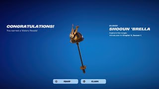 Unlocked Victory Royal Umbrella in Fortnite Chapter 6 season 1 [upl. by Ayortal65]