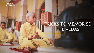 Tricks to Memorize the Vedas  It Happens Only in India  National Geographic [upl. by Obed121]