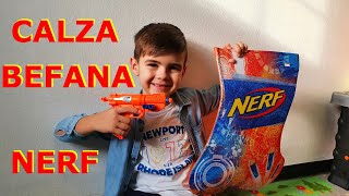 Calza NERF 2021 CALZA della BEFANA 2021CiaoGabi [upl. by Caputto]