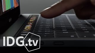 MacBook Pro’s new Touch Bar has Apple flirting but not committing to touchscreen [upl. by Anes]