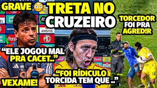 O XlNGAMENTO AGRESSlV0 PRA ClMA DE DINIZ APÓS JOGADOR DO CRUZEIRO SER AGREDD0 POR TORCEDOR E CÁSSIO [upl. by Verneuil]