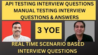 API Testing Interview Questions and Answers 3 YOE [upl. by Lucrece]