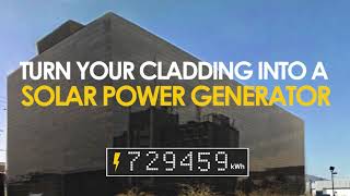 Turn your cladding into a solar power generator [upl. by Anawk]