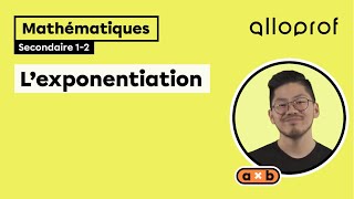 L’exponentiation  Mathématiques  Alloprof [upl. by Eniamraj441]