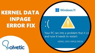 KERNEL DATA INPAGE ERROR FIX [upl. by Wiseman]