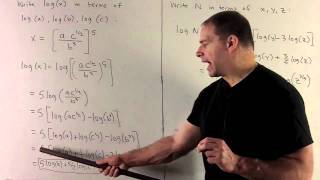 Logarithmic Equations 3  ExpandingSimplifying Expressions [upl. by Aehsat]