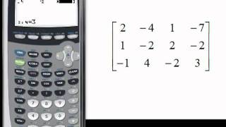 Solving a 3x3 System with a Graphing Calculator [upl. by Dietsche]