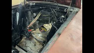 1969 Mustang Mach 1 update passenger floor work [upl. by Ravens]