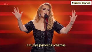 Adele  Set Fire To The Rain TraduçãoLegendado Live An Audience With [upl. by Coit]