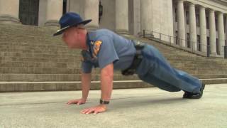 22 Push Up Challenge Accepted by Washington State Patrol [upl. by Kilgore]