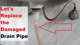 How to Replace Defective Drain Pipe of Wash basin [upl. by Eibbor]