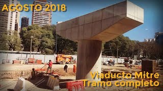 Viaducto Mitre  Tramo completo  270818 [upl. by Winthrop]