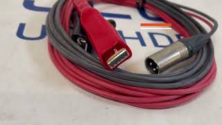 Direct Connection Leads with 3 pin silver XLR plug for Vivax Metrotech [upl. by Gretal177]