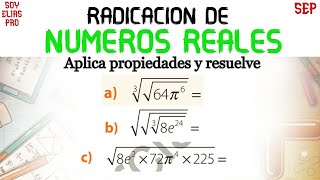 Radicación de Números Reales [upl. by Silletram]