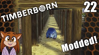 Timberborn Modded  Laying The Tracks [upl. by Munn204]