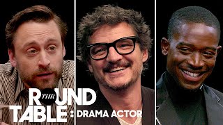 Drama Actors Roundtable Pedro Pascal Evan Peters Kieran Culkin Damson Idris amp More [upl. by Findley]