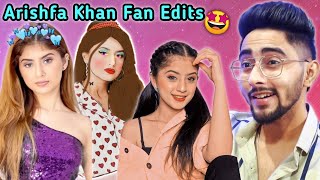 Arishfa Khan Fan Edits or VMs First Reaction Video [upl. by Pasquale556]