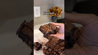 Easy Homemade Brownies baking brownie crumblcookies [upl. by Laroy]