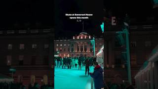 London’s Famous Ice Rink Returns to Somerset House this November ❄️⛸️shorts christmas2024 icerink [upl. by Arratoon]