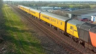 1Q60 Class 43 HST Derby RTC to Barlby Loops  Kirk Sandall Doncaster Network Rail test train Railway [upl. by Guzel]