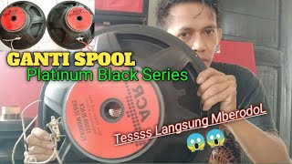 Ganti spool speaker ACR Platinum black series 15500 Spool setara ACR BLACK 15600 [upl. by Joshua943]