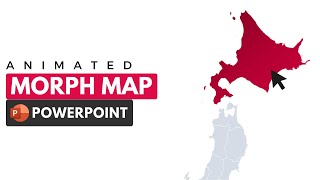 How to Create a Simple MORPH animated PowerPoint Map ✨ [upl. by Dnomyaw]