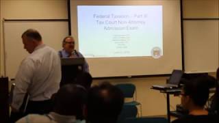 06 09 2016 Federal Taxation III [upl. by Oigile]