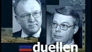 Partiledarduell  Göran Persson S vs Bo Lundgren M 2002 [upl. by Roer490]