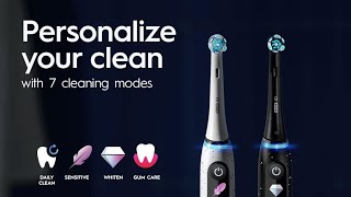 OralB iO Series 10 Rechargeable Electric Toothbrush with Visible Pressure Sensor [upl. by Doak]