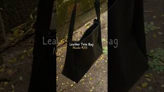 Leather Tote Bag 👜Meesho ₹265  meeshohaul dayinthelife meesho minivlog trendingshorts [upl. by Eibrab]