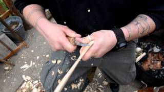 Spoon carving Birch [upl. by Chloe]