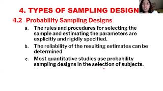 Type of Sampling in Health Research Probability Non Probability Filipino [upl. by Aires693]