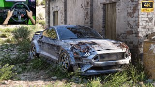 Rebuilding Ford Mustang RTR Spec 5  Forza Horizon 5  Logitech G29 Gameplay [upl. by Nikkie]