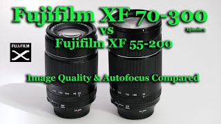 FUJI 70300 vs Fuji 55200  Image quality comparison [upl. by Garges]