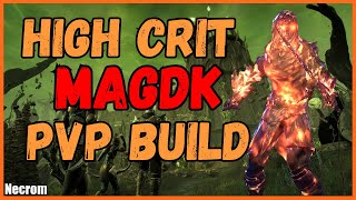 ESO PvP  MagDK Has CRAZY GOOD DAMAGE Necrom Chapter [upl. by Herra832]