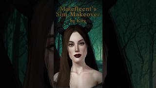 MALEFICENT SIMS MAKEOVER thesims sims createasim shorts [upl. by Baxie]