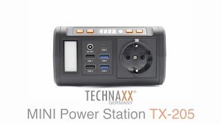 Technaxx MINI Power Station TX205 Deutsch [upl. by Sualocin]