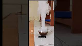 Redox reaction between H2O2 and KMnO4  exothermic reaction  short chemistrywlimam❤️😅 [upl. by Bac499]