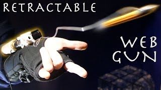 Make a C02 Retractable SpiderMan WEB SHOOTER [upl. by Ilrac]