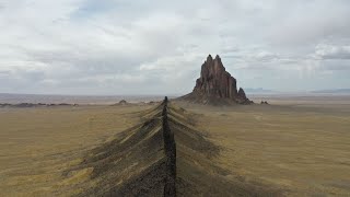 Shiprock  New Mexico  Drone Footage [upl. by Nevart332]