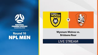 NPL Men Round 16  Wynnum Wolves vs Brisbane Roar [upl. by Tiphanie]