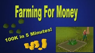 OSRS Herb Run 100k in 5 Mins Low Level Farming Guide [upl. by Nagud709]