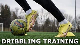 Improve Your Close Control Dribbling  Full Individual Dribbling Training Session [upl. by Sterrett]