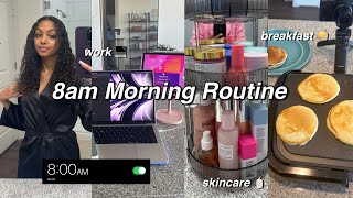 PRODUCTIVE Morning Routine in my New Apartment GRWM journaling skincare cleaning  LexiVee [upl. by Ofloda342]