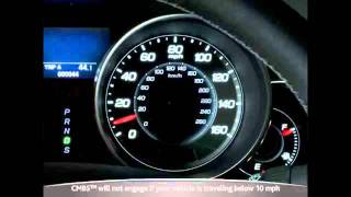 2011 2010 Acura MDX Collision Mitigation Braking System CMBS Tutorial [upl. by Eiramasil]