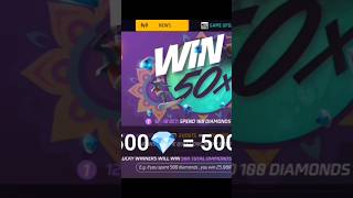 shorts video How to Get Diwali 50x Free Diamonds Win 50x Diamond Event Free Fire I Free Fire Di [upl. by Latsyk]