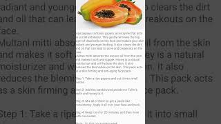 papaya contains papain an enzyme that actstipsandtricks viralvideo [upl. by Nodnarb]