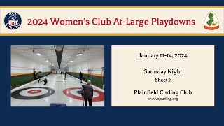 2024 USCA Club Nationals Womens Playdowns  At Large Region  Saturday Night  Sheet 2 [upl. by Verney]