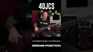 EMG 40JCS vs 40JXCS Bridge Position [upl. by Okim]