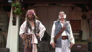 Captain Jack Sparrows Pirate Tutorial in Adventureland at Magic Kingdom [upl. by Htessil272]